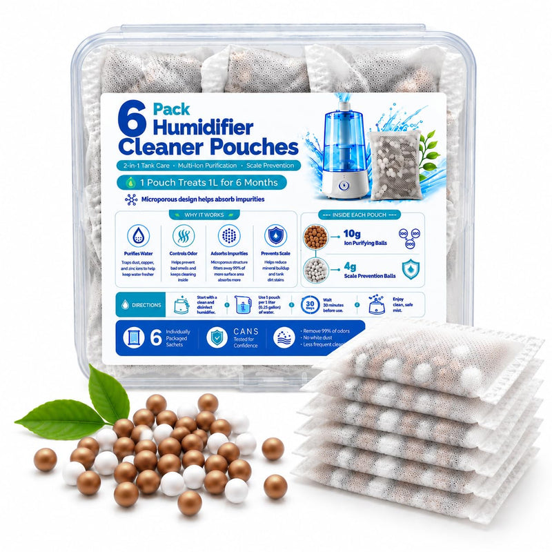 ZhenD 6 Pack Humidifier Cleaner Scale Inhibitor