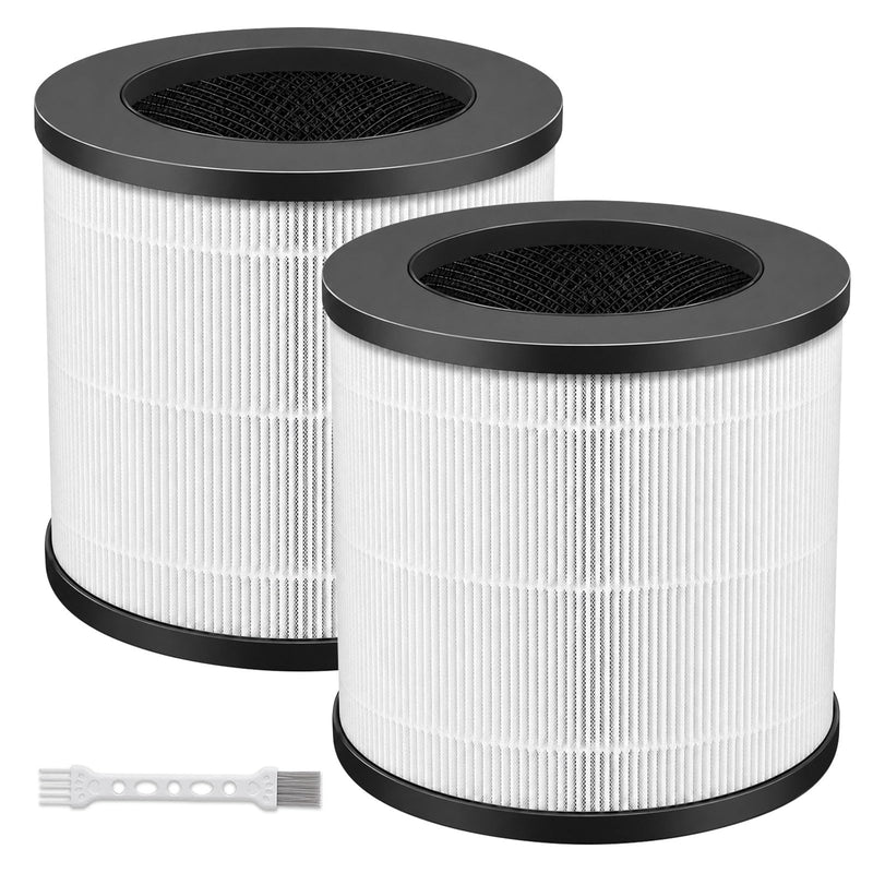 Replacement Filter for Medify MA-14 Air Purifier, 2 Pack with Brush MA14-2+1
