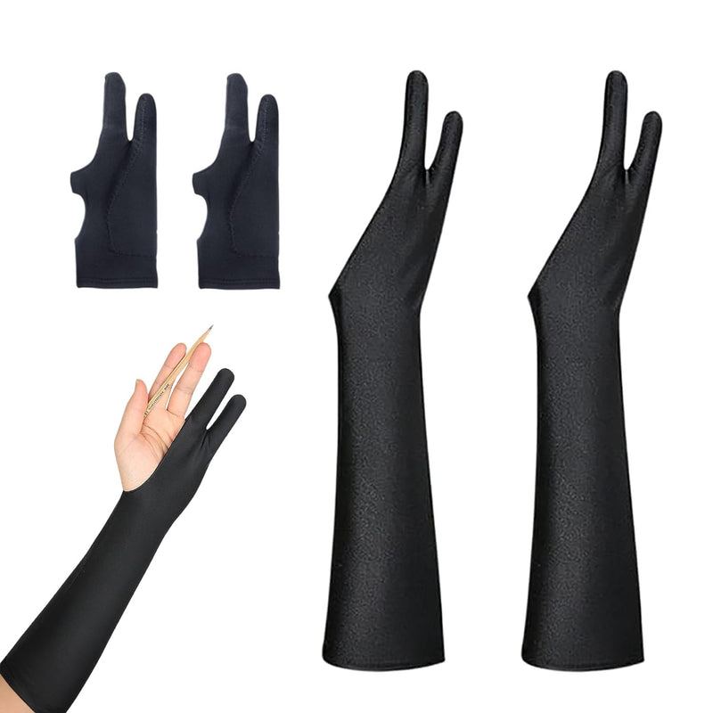 Digital Drawing Glove, Artist Glove, Fits Left and Right Hand, 4 Pcs