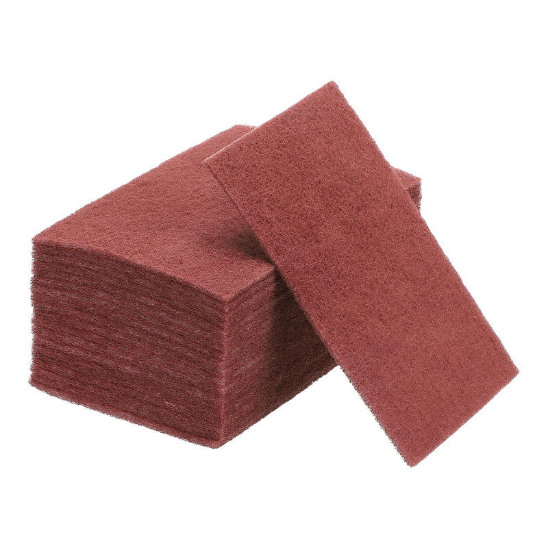 800 Grit Scuff Pads General Purpose 9x6 Wine Red 20 Pcs 800 grit