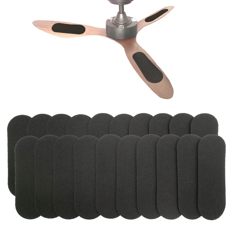 20Pack Ceiling Fan Filters for Blades, Activated Charcoal Air Purifier Pads 20