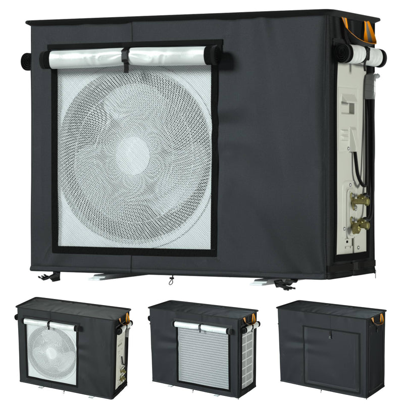 Mini Split Cover for Air Conditioner Outside Unit, 29.1"L x11.8"W x 21.7"H Outdoor Air Conditioner Cover Can beUsed in Air Conditioner Operation, AC Protector for 9000-12000 BTU