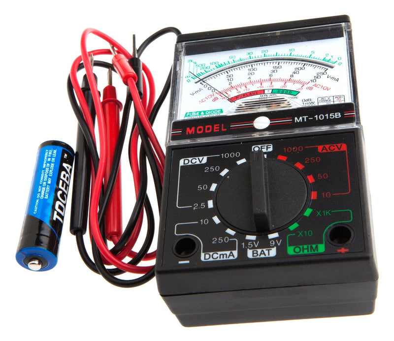 Forney 57301 Multi-Tester, 5-Function Volt Ohmmeter, Pocket Size