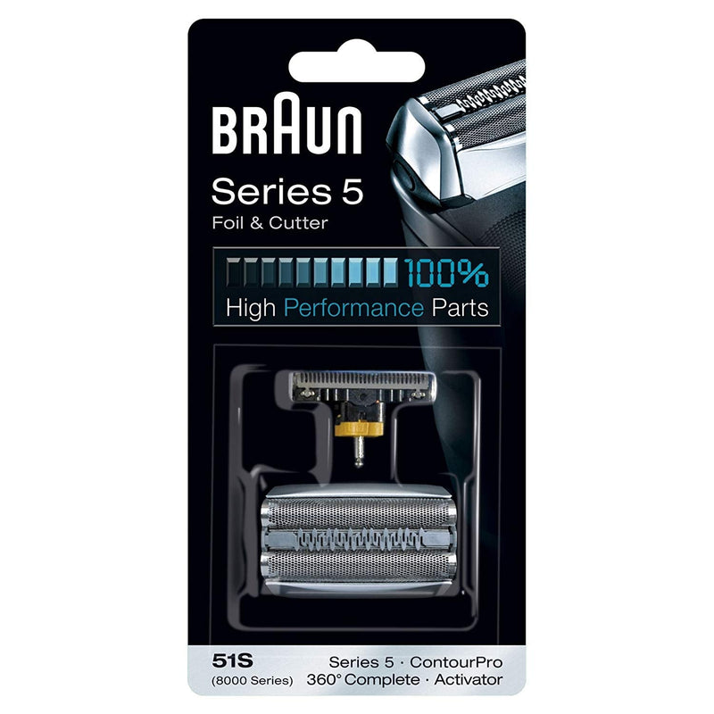 Braun razor blade Series 5/51S 360° Complete/ Activator for razors Series 590CC, 570CC, 560, 550, 510, 360° Complete, Activator, 8000 Series/Activator - NewNest Australia
