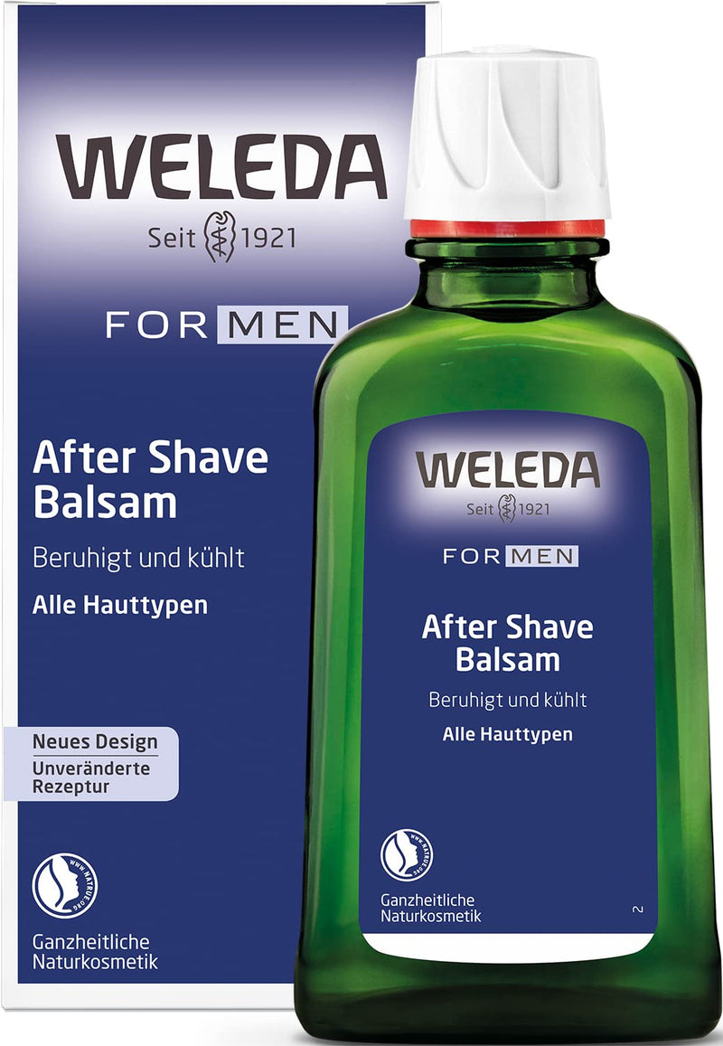 Weleda Bio For Men After Shave Balm, Refreshing Natural Cosmetics Balm For Care And Soothing The Skin After Shaving, Lotion For Rich Care And Protection Against Drying (1 X 100 Ml) - NewNest Australia