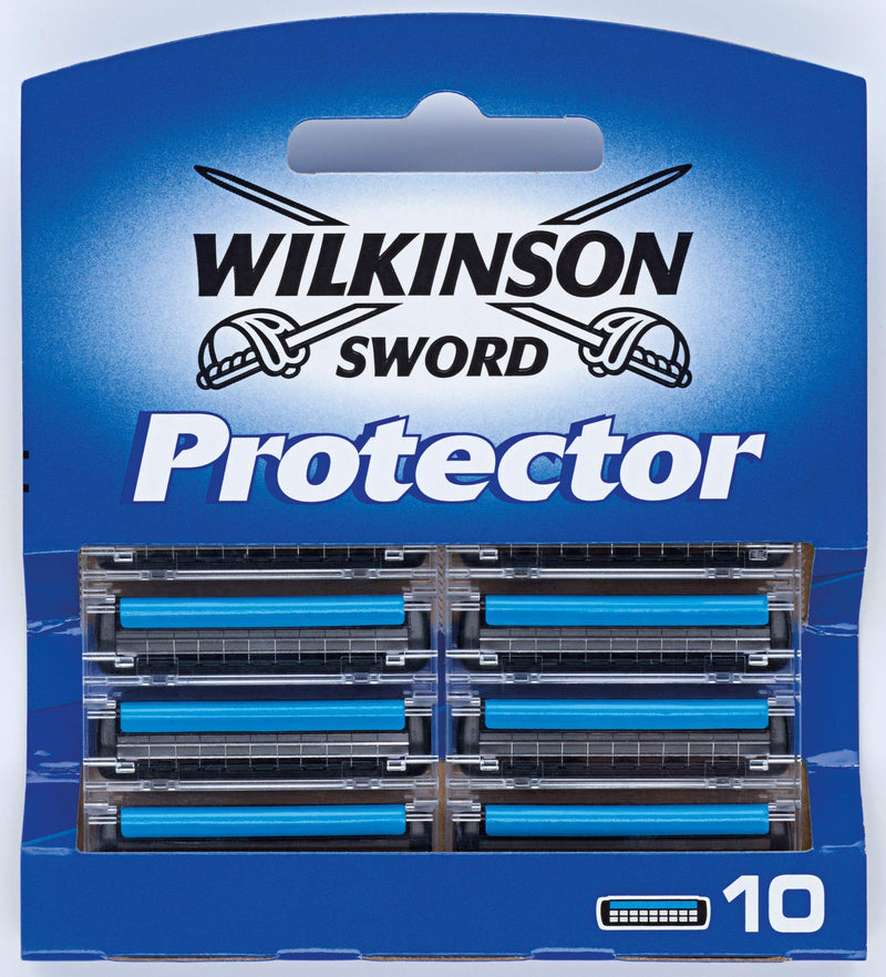 Wilkinson Sword Protector Razor Blades for Men's Razors, Pack of 10 - NewNest Australia