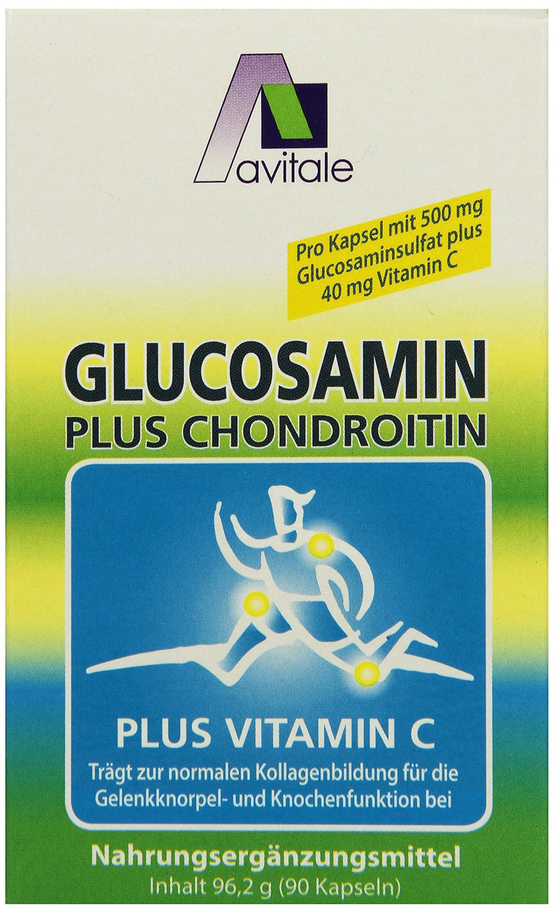 Avitale Glucosamine 500 mg + Chondroitin 400 mg capsules, 90 pieces, pack of 1 (1 x 92.2 g) - NewNest Australia