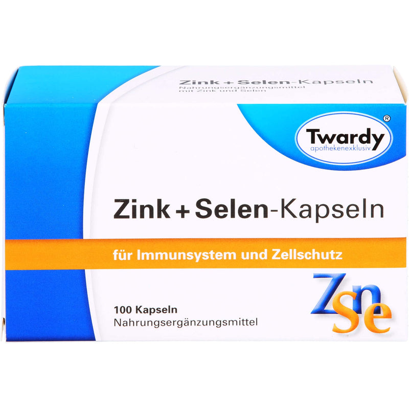 Astrid Twardy GmbH Zinc + Selenium capsules for immune system and cell protection, 100 capsules, 52.5 g - NewNest Australia