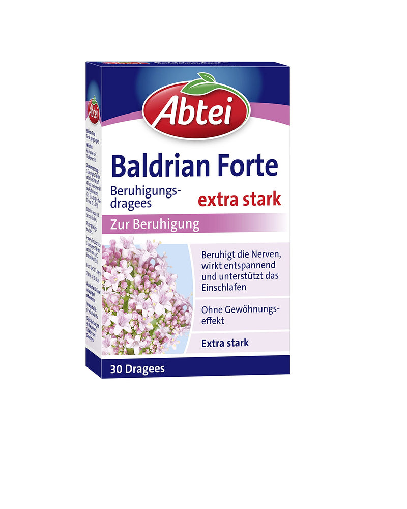 Abbey Valerian Forte Calming Dragees, 30 dragees - NewNest Australia
