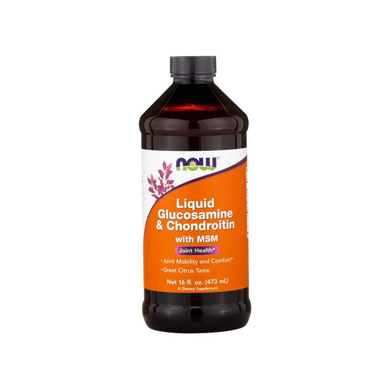 Now Foods Liquid Glucosamine & Chondroitin MSM Liquid Nutrients 473 ml - NewNest Australia