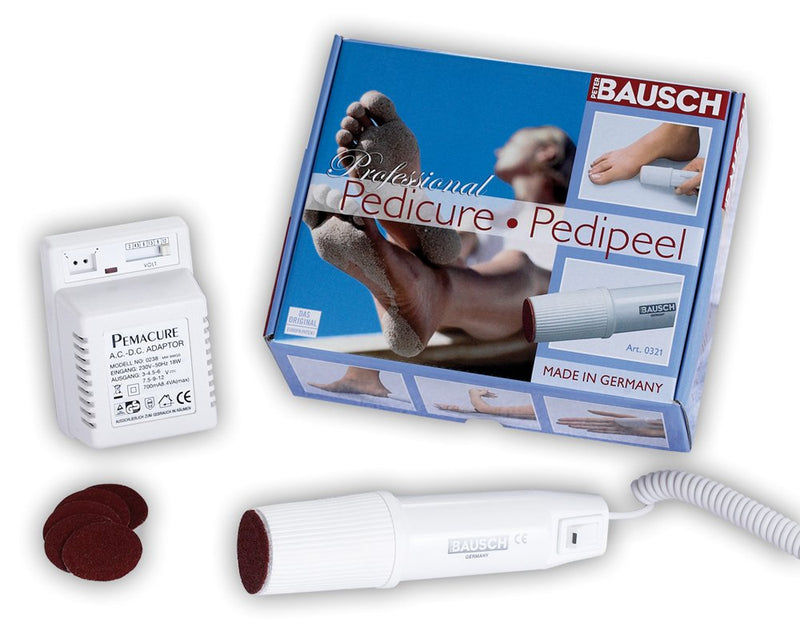 Bausch 0321 Callus Grinder Pedipeel Including 6 Grinding Discs, Gentle, Painless Callus Removal On Heels, Balls Of Feet, Elbows Etc., Foot Care Suitable For Diabetics And Sensitive Skin - NewNest Australia