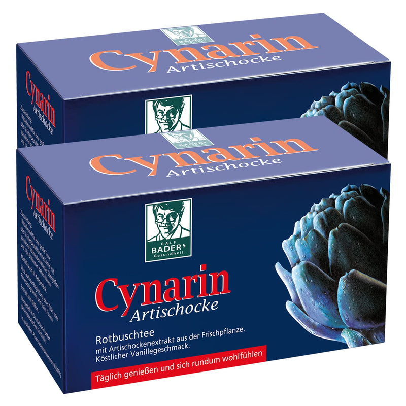 BADER's Cynarin artichoke rooibos tea from the pharmacy. With artichoke extract. Helpful when fasting or dieting. Delicious taste of vanilla. 2 x 20 bags - NewNest Australia