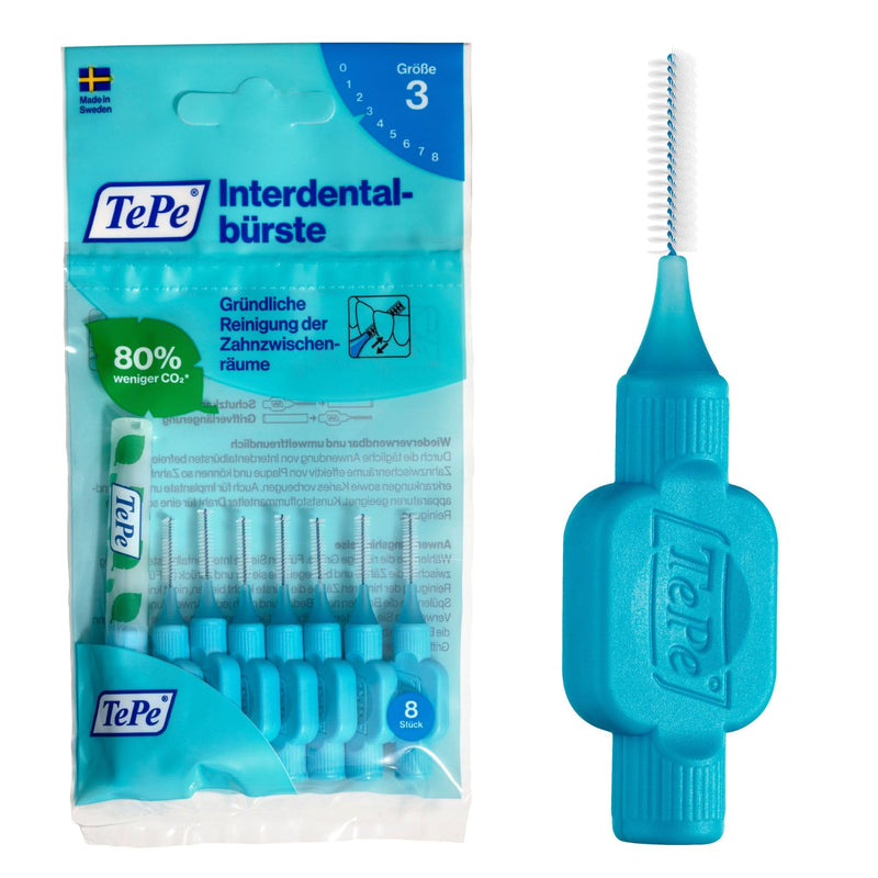 TePe interdental brush, size 3, 8 pieces - NewNest Australia