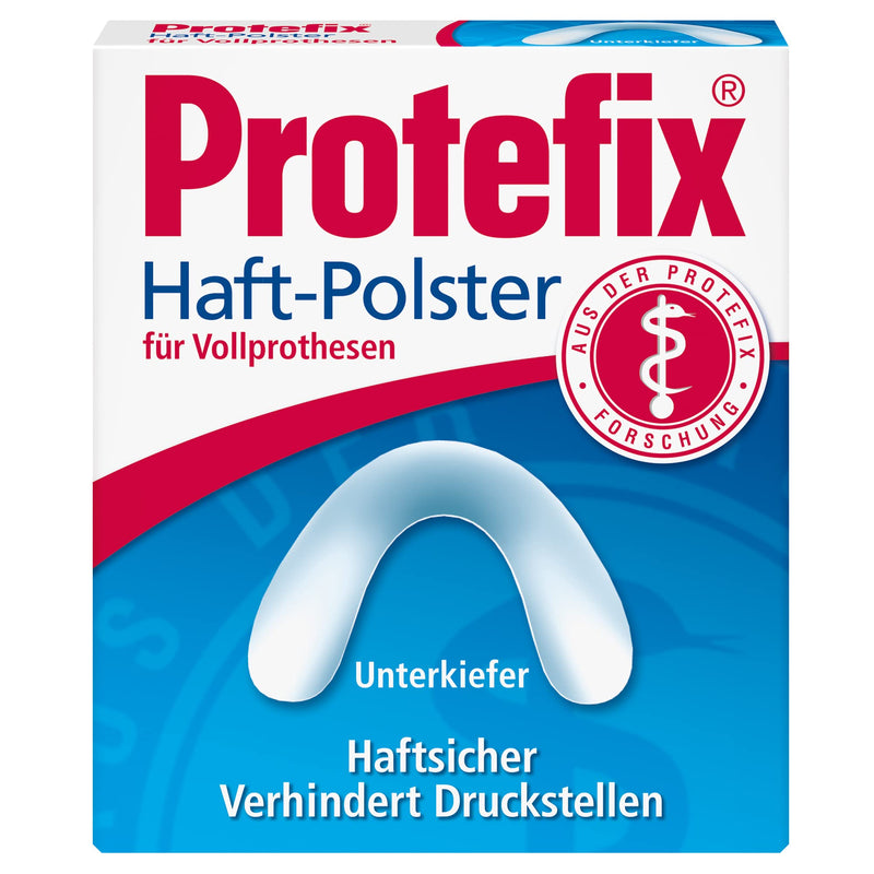 Protefix adhesive pads for full dentures - lower jaw - effective protection against pressure points and inflammation - 30 adhesive pads 30 pieces (pack of 1) - NewNest Australia