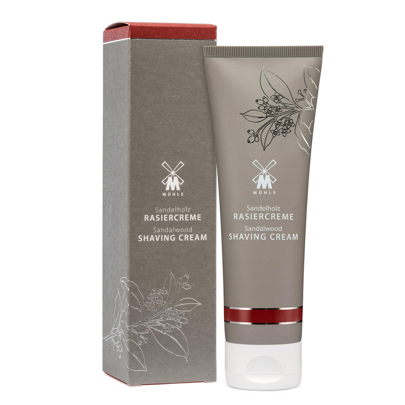 MÜHLE shaving cream - creamy foam with sandalwood for normal and dry skin - warm & sensual - 75 ml tube - NewNest Australia