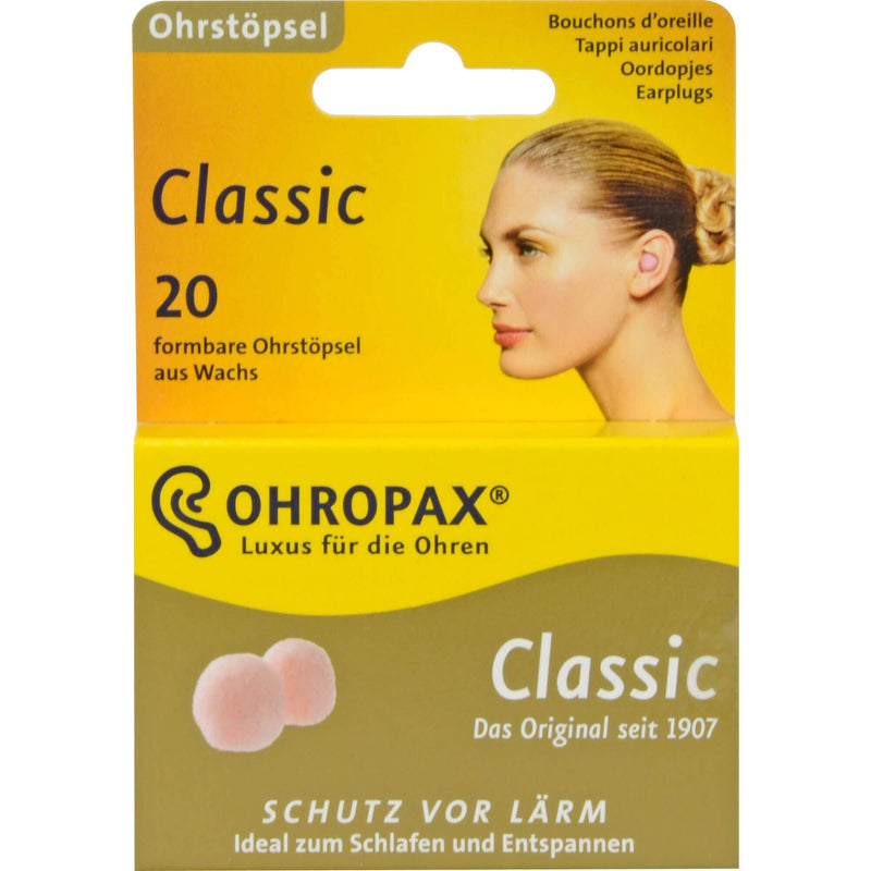 OHROPAX wax, classic earplugs, 20 pieces - NewNest Australia