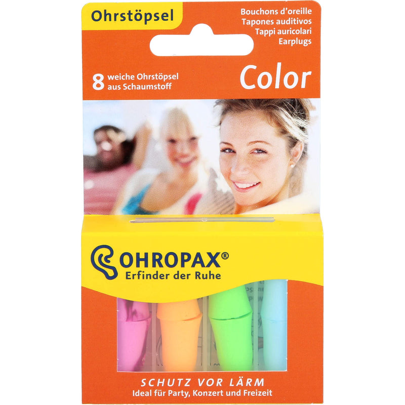 Ohropax Color Foam Ear Plugs Pack of 8 - NewNest Australia