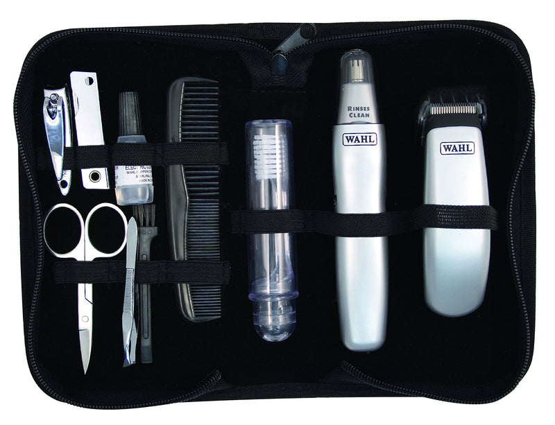 WAHL 9962-1816 travel set / battery-operated beard trimmer and nose/ear hair trimmer - NewNest Australia