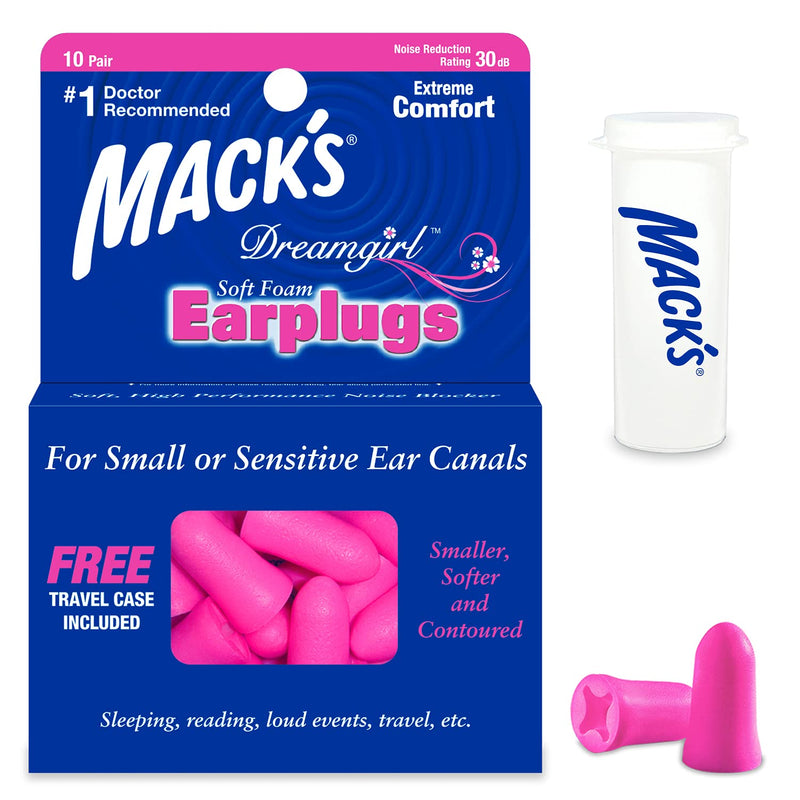 MACK'S® Dreamgirl Soft Foam Earplugs (10 Pairs) - NewNest Australia