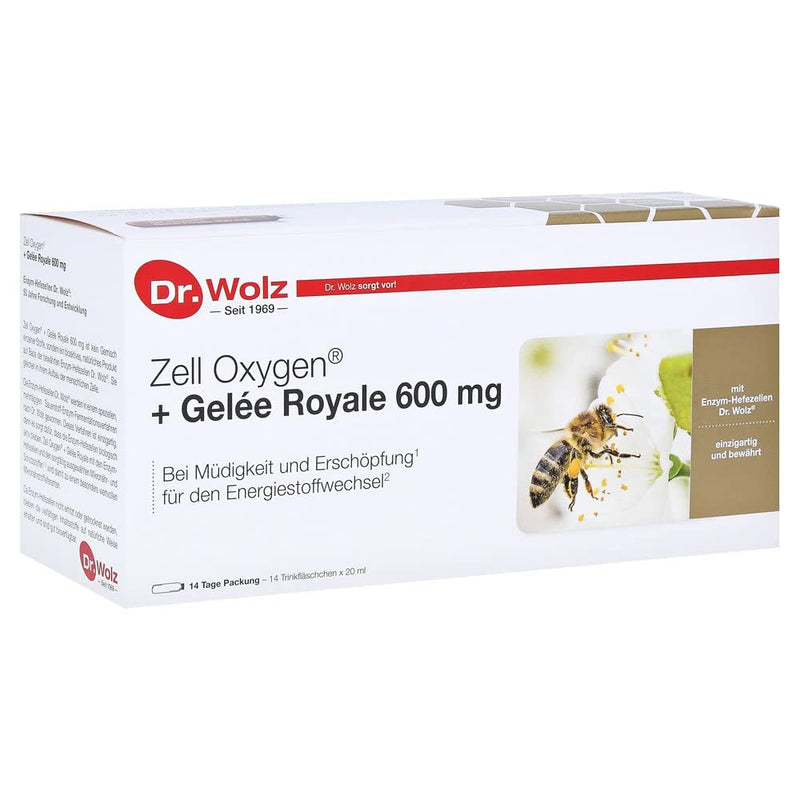 ZELL OXYGEN + Royal Jelly 600 mg drinking ampoules 14X20 ml - NewNest Australia