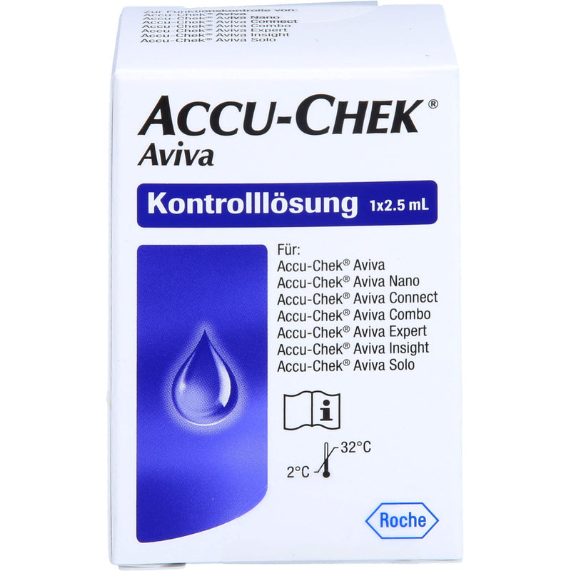 Accu Chek Aviva control solution, 1X2.5 ml - NewNest Australia