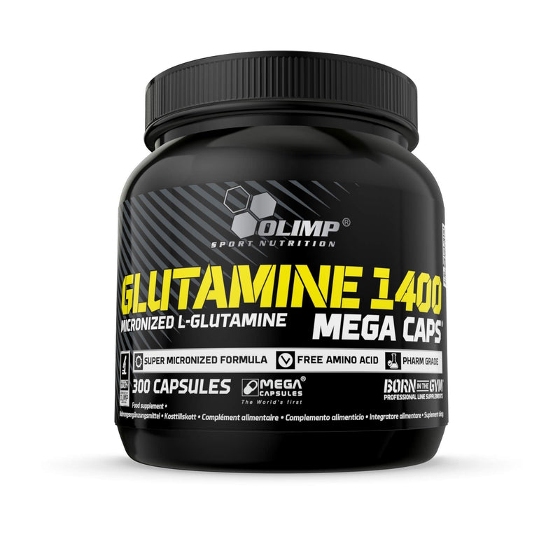 OLIMP anti-catabolic L-Glutamine Mega Caps (300 capsules). Dietary supplement with high-quality glutamine | 300 pieces (pack of 1) 300 capsules - NewNest Australia