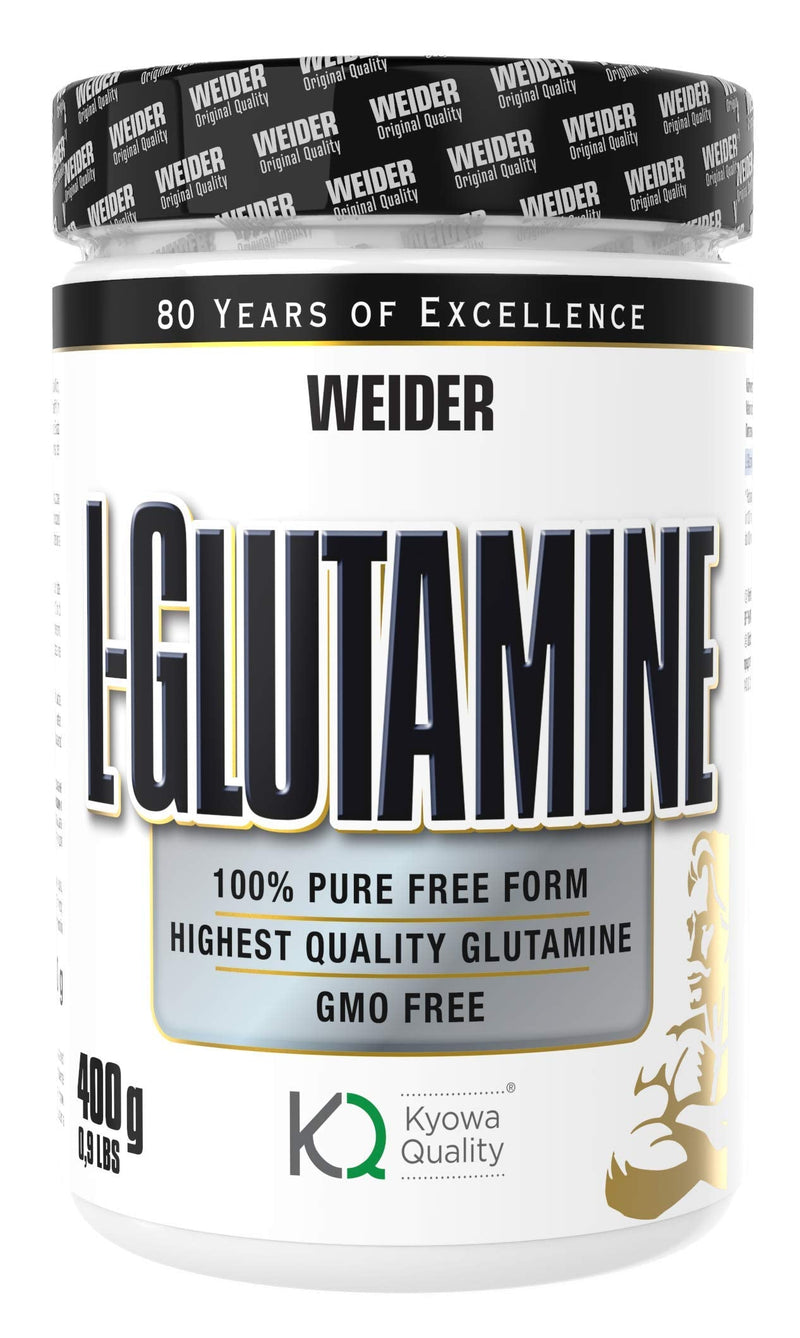 Weider L-Glutamine 100% Pure Amino Acid Powder, High Dosage, Neutral In Taste And Without Additives, 400 G Glutamine Powder For 80 Servings, For Bodybuilding, Muscle Building And Fitness - NewNest Australia
