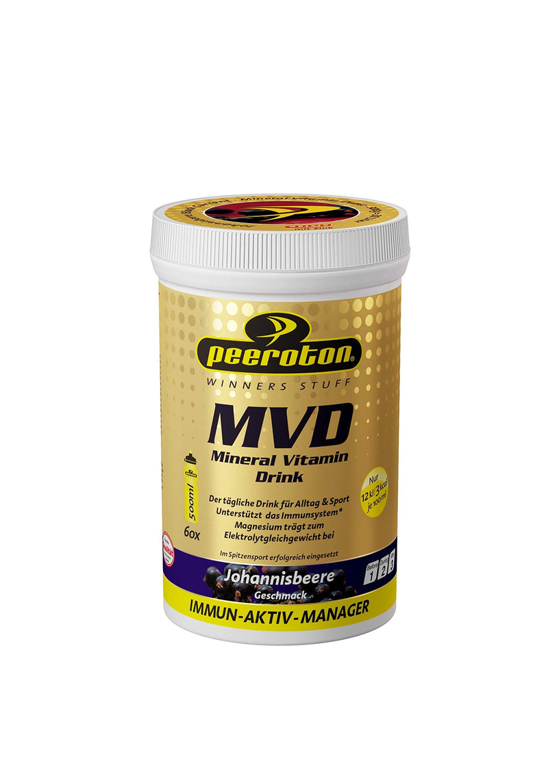 Peeroton Mvd Mineral Vitamin Drink - Currant, Electrolyte Powder With The 5 Essential Electrolytes Plus Zinc, Magnesium And Vitamin C - Take Regularly And Strengthen The Immune System, 300 G - NewNest Australia