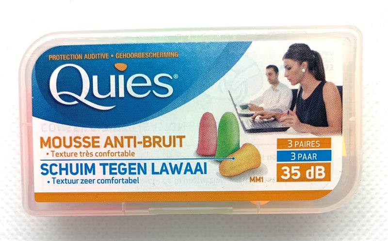 Quies ear studs foam 3 pairs - NewNest Australia