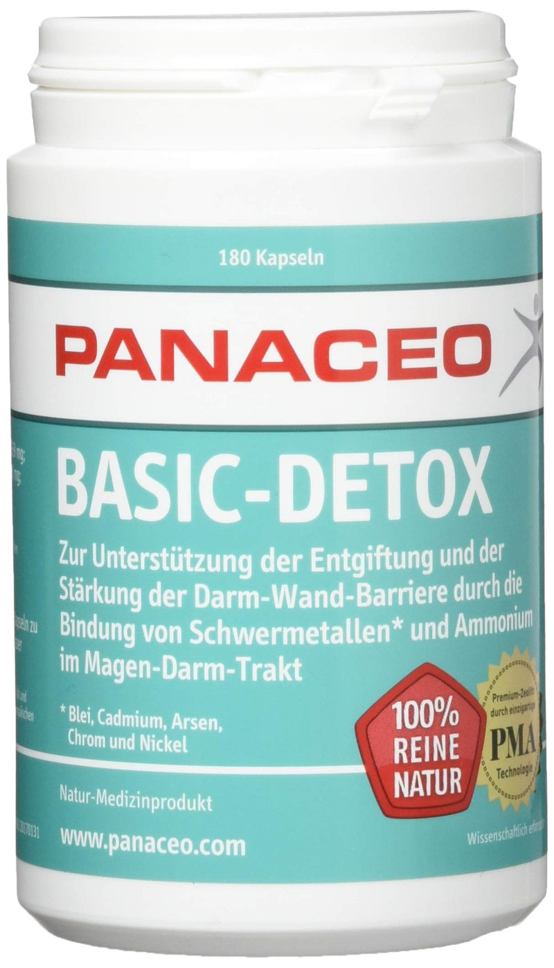 Panaceo Basic Detox Capsules 180pcs. - NewNest Australia
