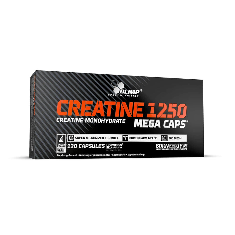 Olimp Creatine 1250 Mega Caps 24748 Black 168 - NewNest Australia