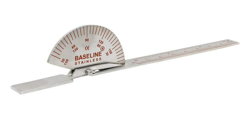 Baseline 12-1010 Goniometer for Fingers and Small Joints, Stainless Steel, 15 cm - NewNest Australia