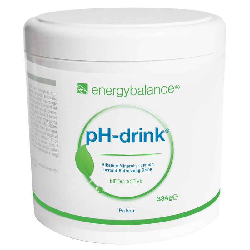 Energybalance Ph Drink Bifido Active Lemon Base Drink Powder Trace Elements, Minerals, Lemon Flavor - Acid-Base Balancing - Vegan, Natural, No Additives - 384 G - NewNest Australia