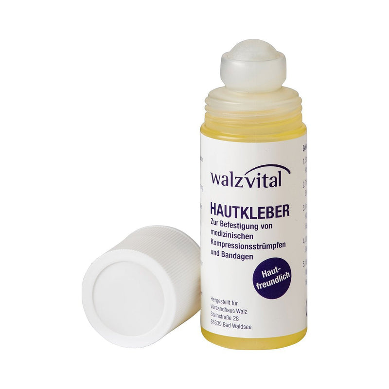 COMPRESSANA FIX adhesive lotion - skin glue for cosmetics, support and compression stockings - 60 ml - in a practical roll-on glue stick 1 piece (pack of 1) - NewNest Australia