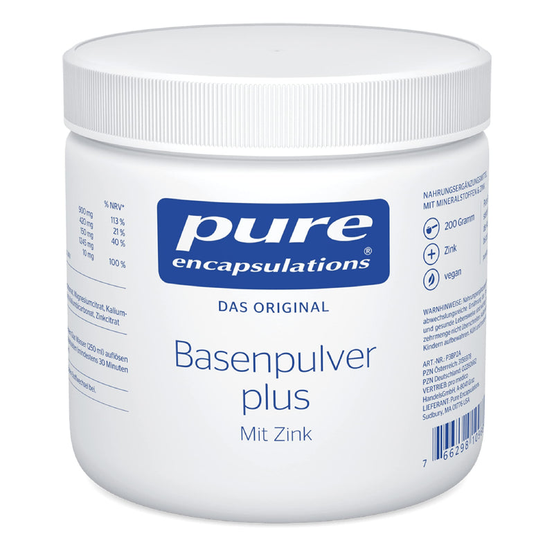 Pure Encapsulations - base powder plus - for acid-base balance - NewNest Australia