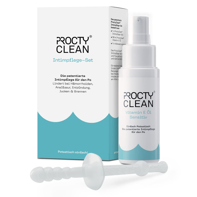 Proctyclean Intimate Care Set For Buttocks: Patented! Instead Of Hemorrhoid Ointment, Ointment For Fissure, Moist Toilet Paper. Rapid Relief From Itching, Inflammation, Etc. Intimate Care For Women, Men - NewNest Australia