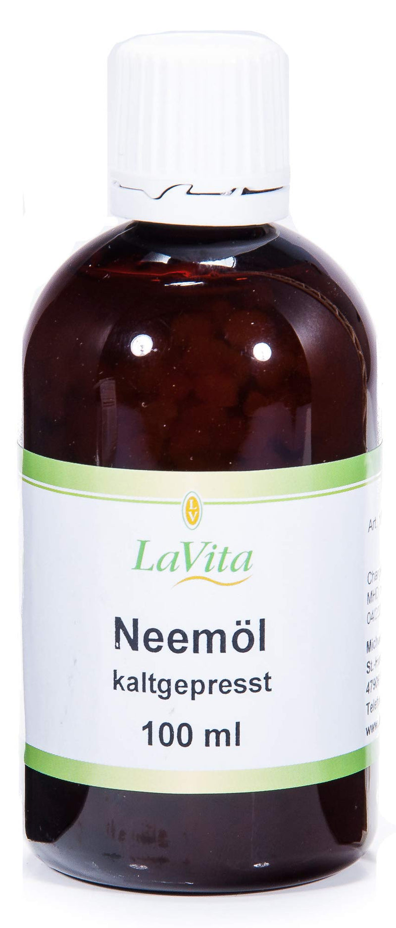 Lavita neem oil cold pressed 100ml - NewNest Australia