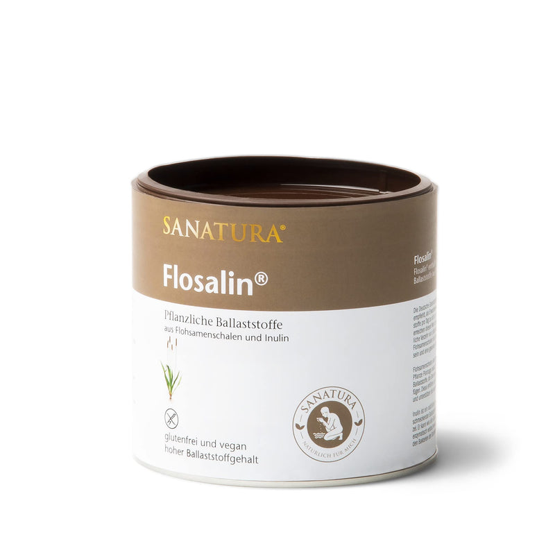 Sanatura Flosalin - psyllium husks and inulin as fiber powder - high fiber content - vegan and gluten-free - 250 g (pack of 1) - NewNest Australia