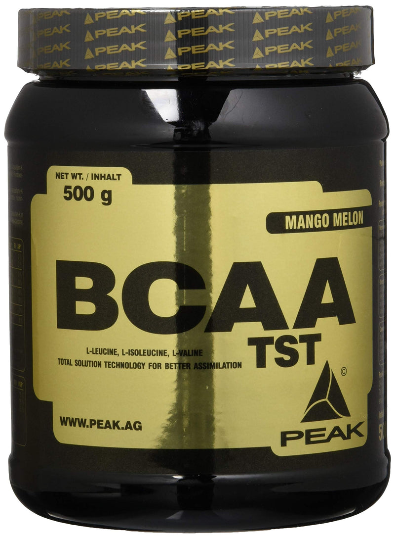 Peak Bcaa - Ts-Technology - 500G Flavor Mango-Melon I 38 Servings I Powder I Branched-Chain Amino Acids I 2:1:1 (Leucine: Isoleucine: Valine) I Quick Absorption I Vegan - NewNest Australia