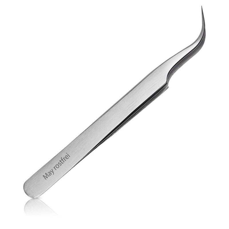 May - tick tweezers for dogs and cats - tick tweezers - tweezers for removing ticks - curved tip - stainless steel - NewNest Australia