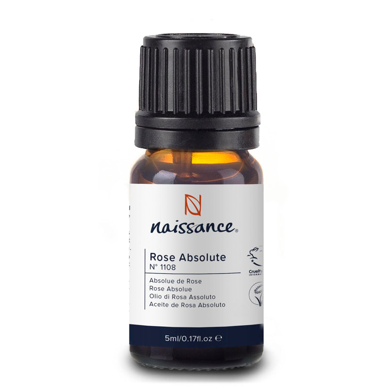 Naissance Rose Oil (No. 1108) - 5 Ml - Rosa Damascena - 100% Natural Rose Absolute Essential Oil For Natural Cosmetics, Aromatherapy, Oil Burner - Fragrance Oil For Aroma Diffuser - NewNest Australia