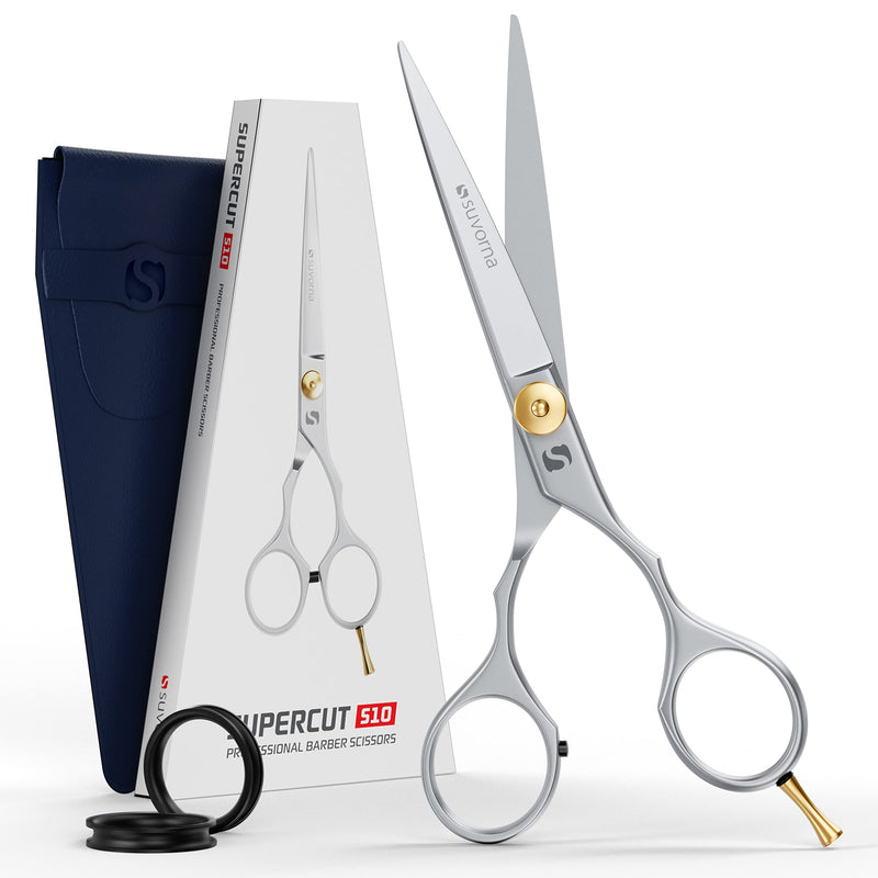 Suvorna 6 Inch Hair Scissors Professional Hairdressing Scissors - Hair Cutting Scissors - Barber Scissors - Hair Cutting Scissors - Hairdressing Scissors Children. Exclusively For Women/Men And Salon Use. - NewNest Australia