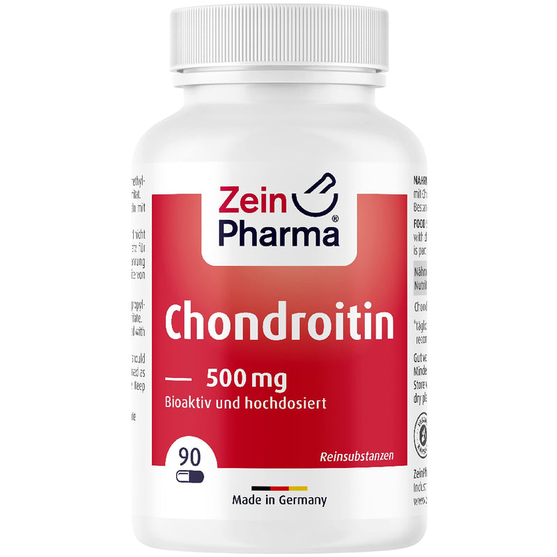 ZeinPharma Chondroitin capsules 500 mg (90 pieces) - dietary supplement without additives, organic, for your joints, laboratory tested - NewNest Australia