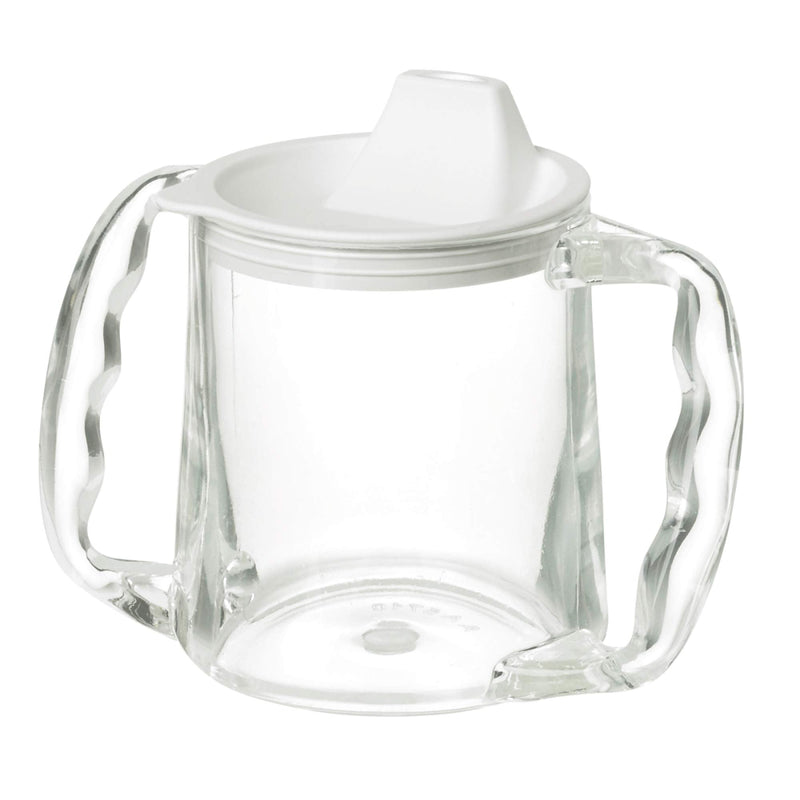 Homecraft Caring Mug, Large Spout Opening, Non-Retail Packed, Two-Handled Mug For Easy, Mess-Free Drinking, Cup With Easy To Grip Contoured Handles For Users With Limited Grip Strength Or Disabilities - NewNest Australia