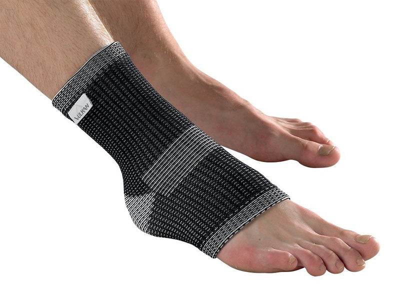 Vulkan Advanced Elastic Ankle Support, Small, Black, Manages Pain Caused By Weak Ligament And Joint Injuries, Comfortable And Conforming, Over-Rotation Protection (Eligible For Vat Relief In The Uk) - NewNest Australia