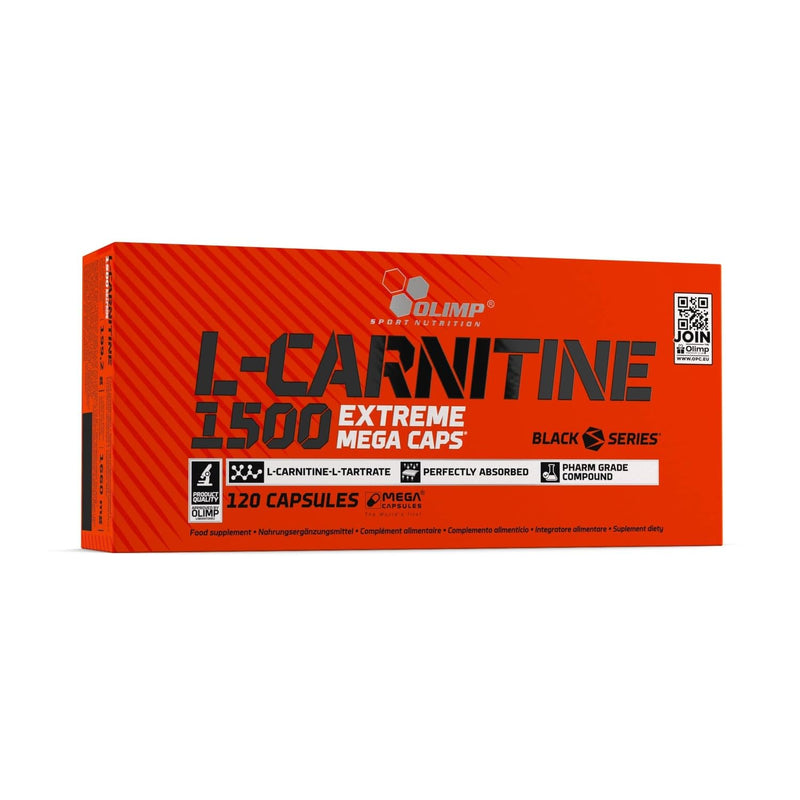 OLIMP-L-Carnitine 1500 Extreme Mega Caps (120 capsules). 1500 mg L-carnitine in the form of tartrate per capsule | 120 pieces (pack of 1) - NewNest Australia