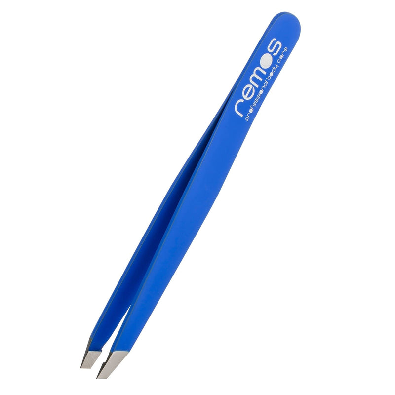 Remos Eyebrow Tweezers Made Of Stainless Steel - Dark Blue Tweezers Remove The Finest And Shortest Hairs - Suitable For Eyebrows, Beards And Hair - High Quality Dark Blue - NewNest Australia