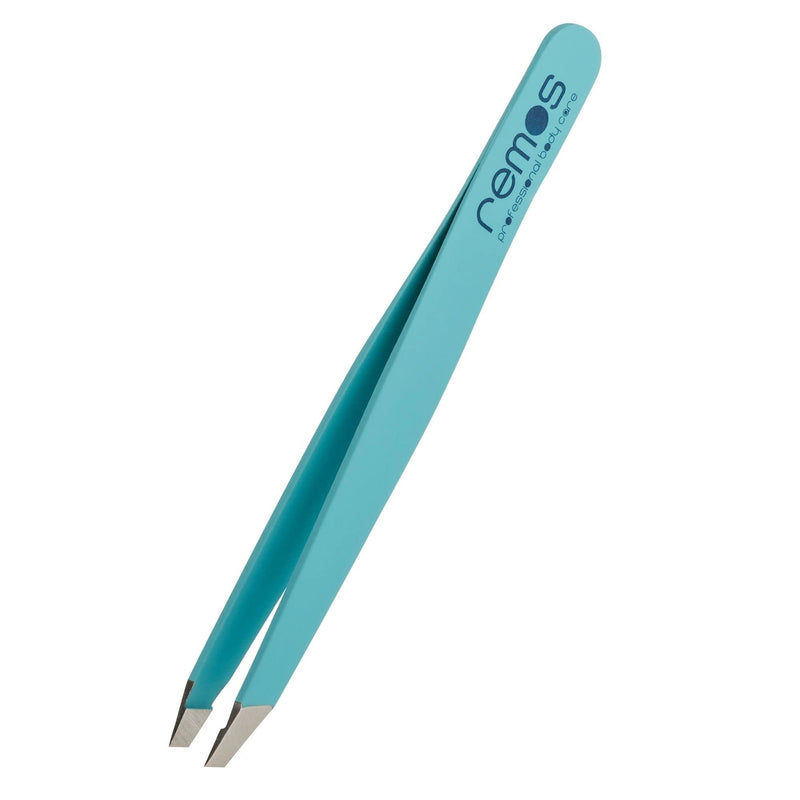 REMOS professional tweezers with extra fine tips for plucking eyebrows - turquoise - NewNest Australia