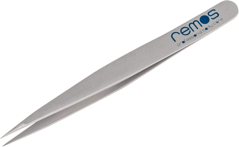 REMOS splinter tweezers - stainless steel [INOX] 9.5 cm - fine satin tip - NewNest Australia