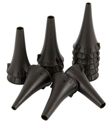250 black ECO disposable ear specula 2.5 mm for Heine, Kawe and Riester otoscope - NewNest Australia